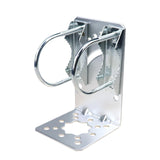 Maxbell Antenna Mast Clamp L Type Iron Antenna Pole Mount Bracket with Bolt for Home Style C