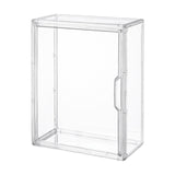 Maxbell Figurine Display Case Portable Figures Storage Box for Tabletop Home Bedroom Style D