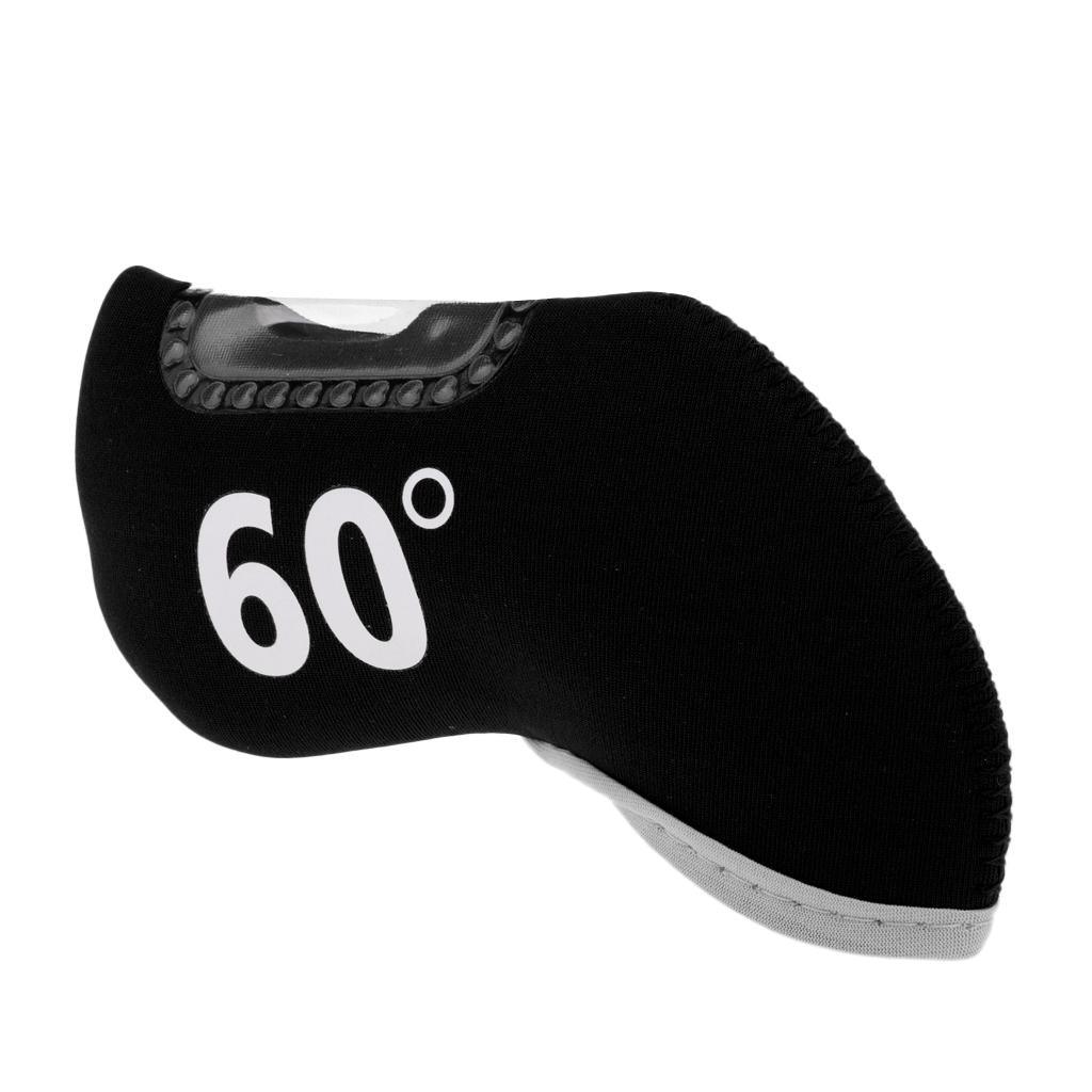 Maxbell Maxbell Golf Club Iron Putter Headcover Head Cover Protector 60 Degree Black