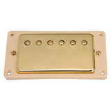 Humbucker Double Coil Electric Guitar Neck Bridge Pickup for LP Gold Frame