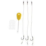 Maxbell Maxbell 5pcs Ready Tied Carp Fishing Rigs Hair Rigs Bait Needle Boilie Stopper 004