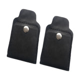 Maxbell 2x Seat Belt Adjuster Automobile PU Leather Comfort Children Neck Protection Snap Button