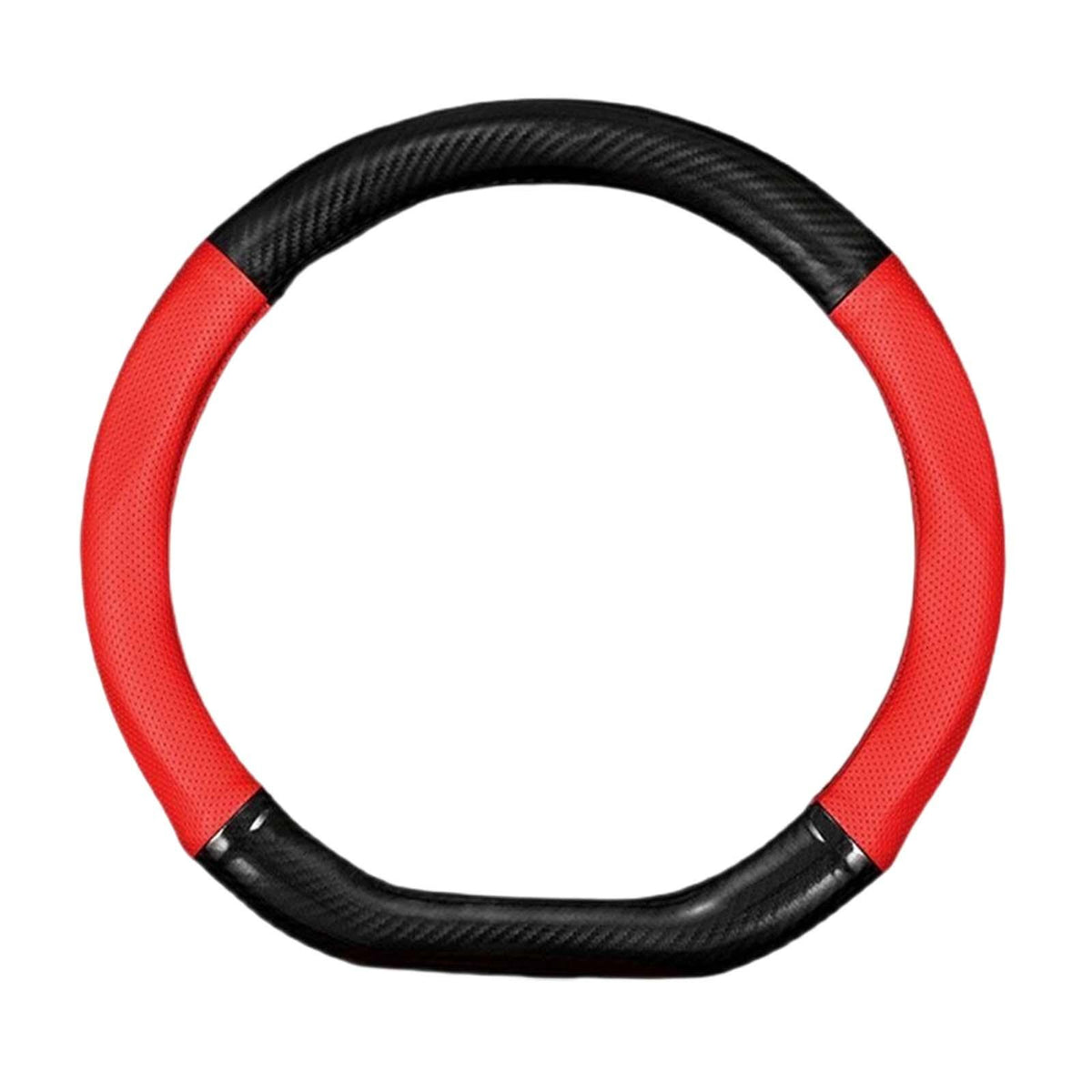 Car Steering Wheel Cover Long Travel Decor for Byd Yuan Plus Black