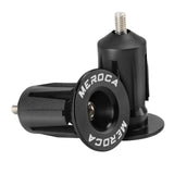 Maxbell 2Pcs Bike Bar End Caps Handlebar End Caps for Cycling Road Bike Most Bicycle black