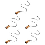 Maxbell 5x Ceiling Fan Pull Chain Extender Fan Bulb Switch Pendant for Bedside Lamps Type B
