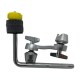 Maxbell Drum Set Mounting Clamp Easily Cymbal Arm for Drummers Artist Orchestra Yellow