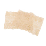 Maxbell 3xElastic Lace Thigh Bands Anti Chafing Leg Anti-Chafe Sleeve Skin L