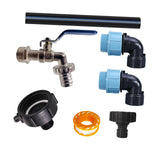 Maxbell Gallon IBC Tote Hose Adapter with Faucet Valve Replacement IBC Tote Fittings