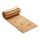 Maxbell Wooden Garden Pathway Sturdy Boardwalk Path for Wedding Party Backyard Patio Length 6Ft Wood Color