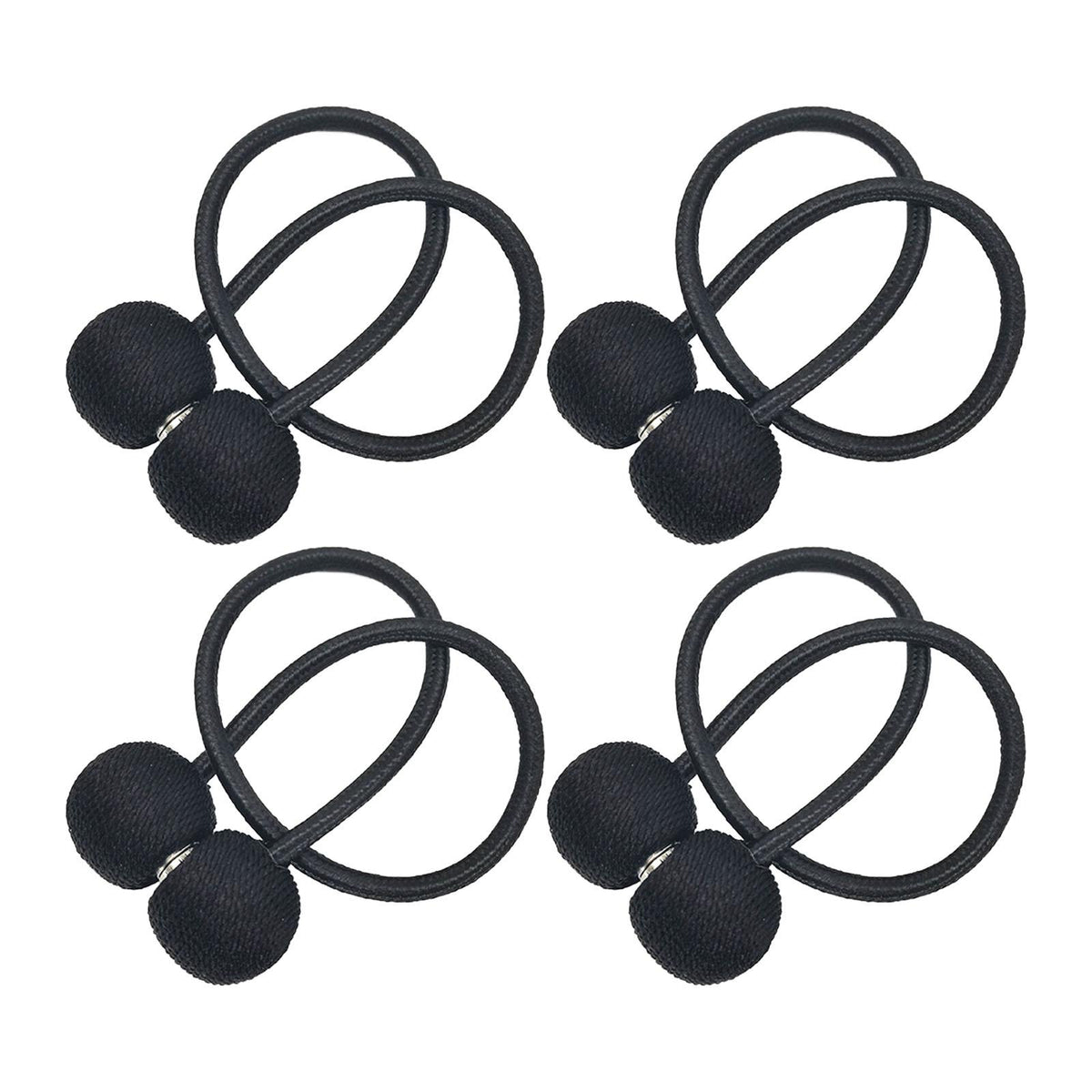 Maxbell 4 Pieces Curtain Ties Backs Modern Curtain Holders for Hotel Bedroom Outdoor