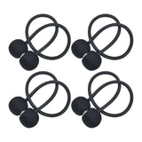 Maxbell 4 Pieces Curtain Ties Backs Modern Curtain Holders for Hotel Bedroom Outdoor