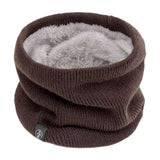 Maxbell Winter Neck Warmer Gaiter Windproof Scarf for Cycling Cold Weather Men Women Brown
