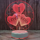 RGB Color Changing Night Light, Press Dimmable Bedside Lamp, Portable Decor Plug-in Touch 7 Colors