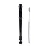 Maxbell Soprano Recorder Instrument Flute 8 Hole Treble Flute Entertainment Black