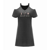 Maxbell Maxbell Women's Off The Shoulder Dress Summer Ladies for Evening Travel M