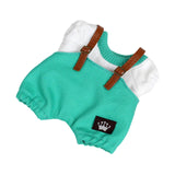 Maxbell 17cm Plush Doll Clothes Soft Dress up Plush Doll Accessories Fashion Cartoon green