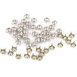 Maxbell 3xRound Rhinestone Studs Nailheads 8mm Clear