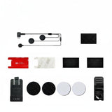 Motorcycle Headset Base, Helmet Microphone Kit, Universal Mount, Noise Reduction, Replacement Accessory Soft Mic Kit other