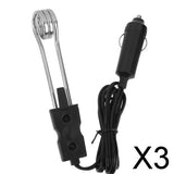 Maxbell 3x12V 120W Car Auto Cup Mug Water Heater Element Kettle Tea Coffe Soup Drinks