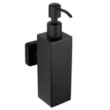 2pcs Soap Pump Shampoo Dispenser Lotion Bottle Container Wall Mounted Square