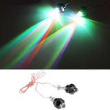 Maxbell 4Pcs Motorcycle 6mm Bolt License Plate Frame LED Light Strobe Flashing