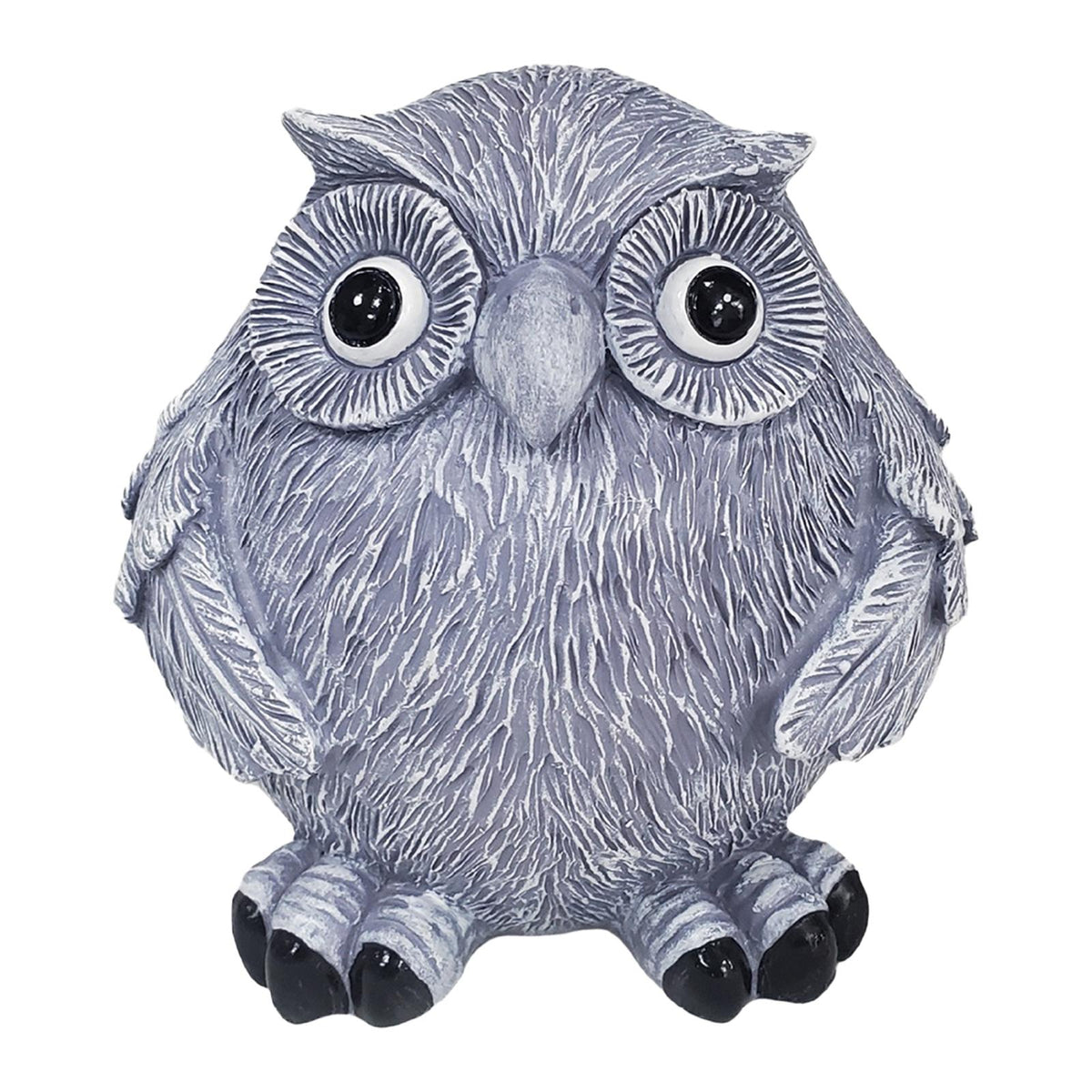 Maxbell Resin Owl Statue Adornment Yard Art Sculpture for Tabletop Balcony Flowerpot