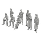 Maxbell 8x Soldier Figure Models Resin Miniature Figurines for Games Miniature Scene 3cm