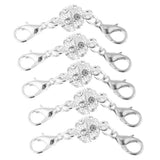 10 Pieces Crystal Round 8mm Ball Lobster Clasp Hook Magnetic Jewelry Making