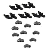 Maxbell 10 x Awning Clamp Tarp Clips Snap Hangers Tent Tighten Tool + Rope Tensioner