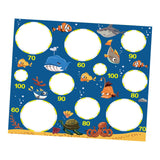 Maxbell Kids Tossing Games Net Sandbag Trainer Throwing Net for Family Boys and Girls Blue Sea Animal