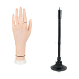 Resin Mannequin Hand Model Jewelry Display Holder for Chain Organizing Rings Left Hand