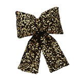 Maxbell Bow Christmas Tree Decoration Xmas Tree Decor for Wedding Holiday Front Door Black