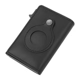 Maxbell Mens Wallet 3.94x2.56x0.79inch Practical Retro Design PU Leather Card Holder Black