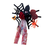 Maxbell Halloween Hanging Skeleton Creative Scary Flying Ghost for Patio Garden Yard Style C