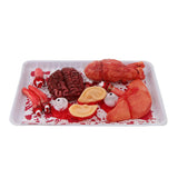 Maxbell Halloween Severed Body Parts Prop Meal Box with Bloody Fake Human Parts