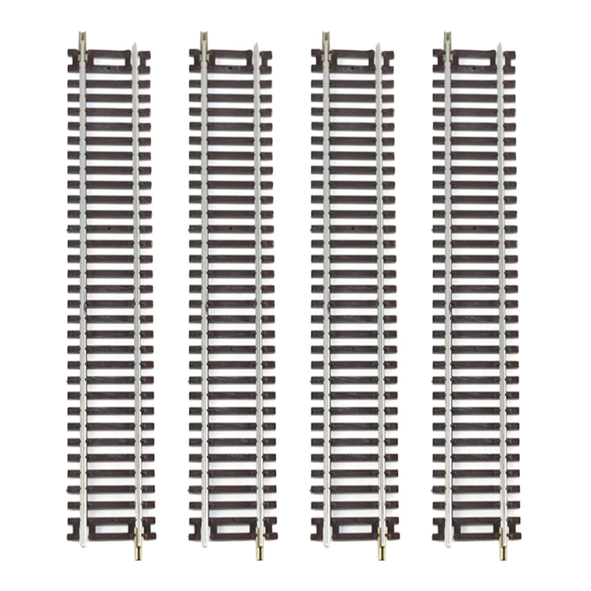 Maxbell 4Pcs HO Scale Track DIY Scene Railroad Track for 1:87 Birthdays