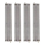 Maxbell 4Pcs HO Scale Track DIY Scene Railroad Track for 1:87 Birthdays