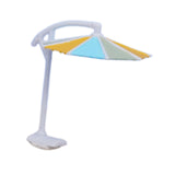 Maxbell 1/64 Miniature Beach Umbrella Mini Garden Photography Props Beach Tiny Model