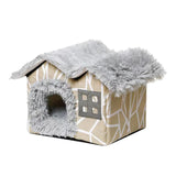 Maxbell Maxbell Pet Bed House Cave Bed Foldable Sleeping Nest for Small Medium Dog Cat 44cmx36cmx39cm