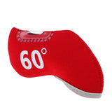 Maxbell Maxbell Golf Club Iron Putter Headcover Head Cover Protector 60 Degree Red