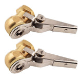 Maxbell 2Pcs 1/4" NPT Ball Foot Air Chuck for Clip, Truck Auto Car Tire Hose Tool