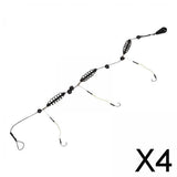 Maxbell 4xBait Cage for Fishing Long Range Throw Fishing Hooks Fishing Accessories 40g