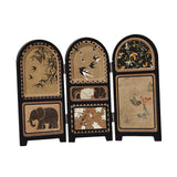 Maxbell Chinese Design Mini Screen Ornament 30x22cm for Shelf Dining Room
