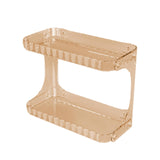 Maxbell Desk Cosmetics Rack 2 Tiers Kitchen Spices Rack Display for Washroom Bedroom