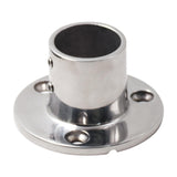 Maxbell Boat Hand Rail Round Base 316 Stainless Steel for 32mm Pipe Tubing Accessory 90 Degrees