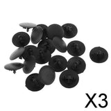 Maxbell 3x20xBonnet Hood Insulation Clips Fastener 71K for HONDA Jazz Civic City CRV