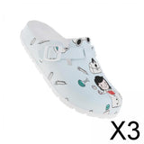 Maxbell 3xClog Mules Slipper Nursing Summer Beach Sandals Women Nurse Shoes 38 39