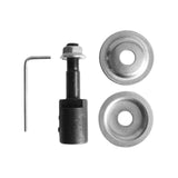 Maxbell Grinding Wheel Shaft Buffing Arbor Threaded Shaft for Hair Wheel Fiber Wheel 12mm 97g