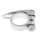 Maxbell SeatPost Clamp Tube Clip Quick Release Mountain Road Bike Part 31.8mm Silver - Aladdin Shoppers