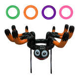 Maxbell Halloween Ring Toss Game with 4 Rings for Carnival Swimming Game Games Orange